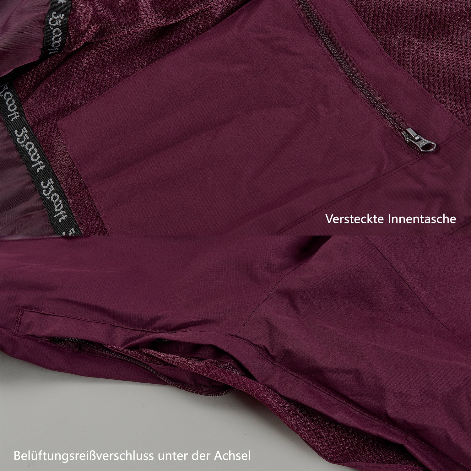 Wasserdichte Hundemantel Wintermantel & Damen-Regenjacke Outdoorjacke Set