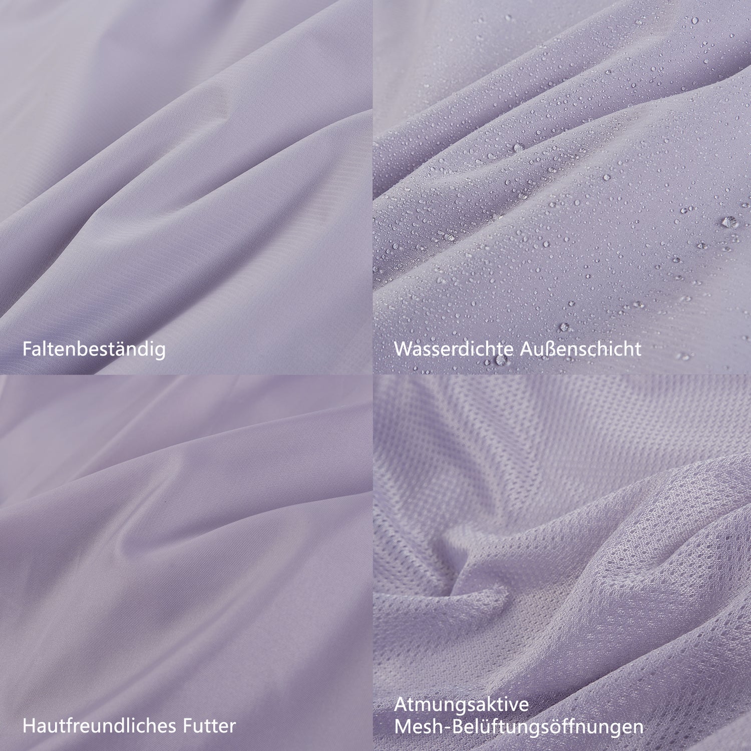 Hunderegenmantel & Damen-Regenjacke Outdoorjacke Set