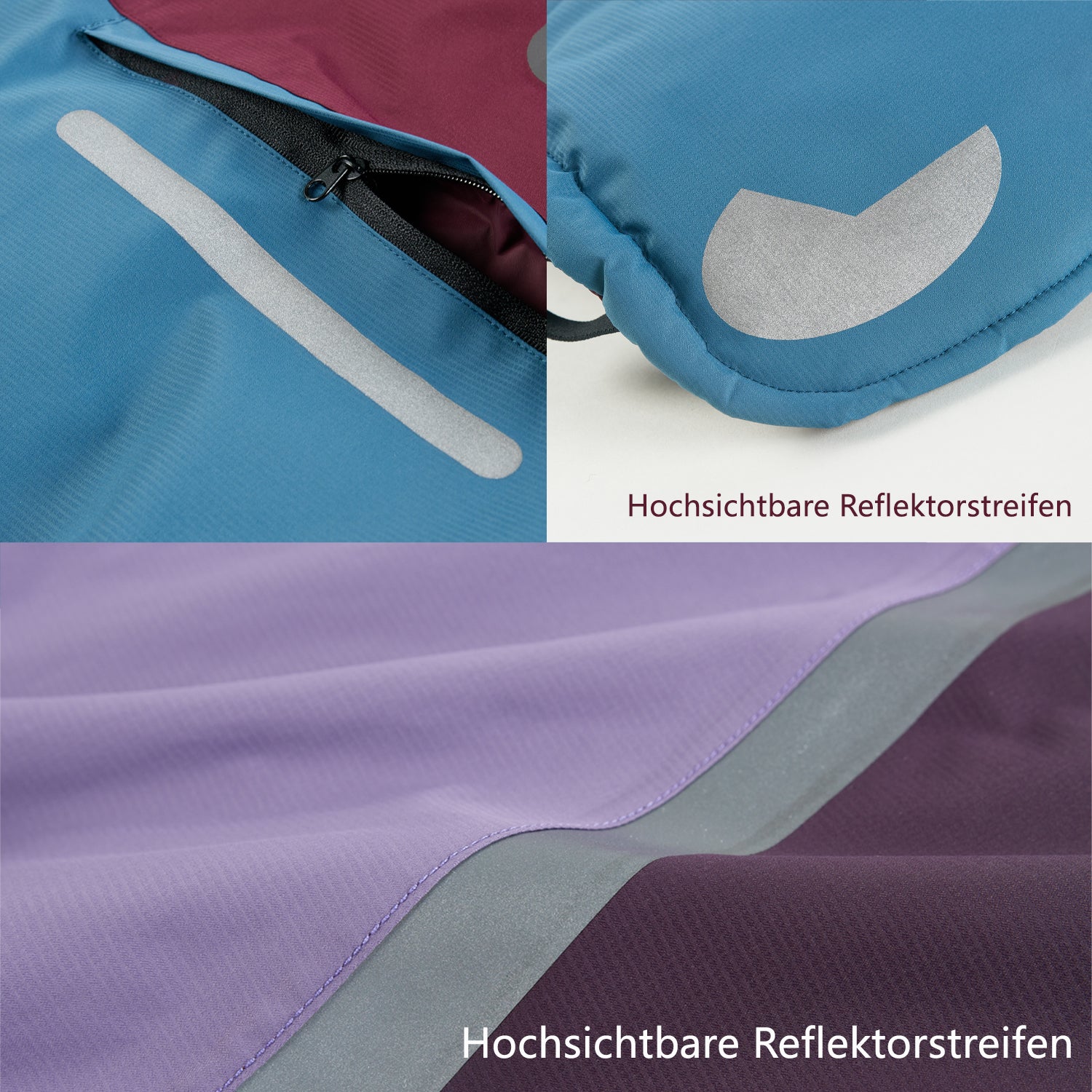 Wasserdichte Winterjacke und Regenmantel für Hunde 2-teiliges Set