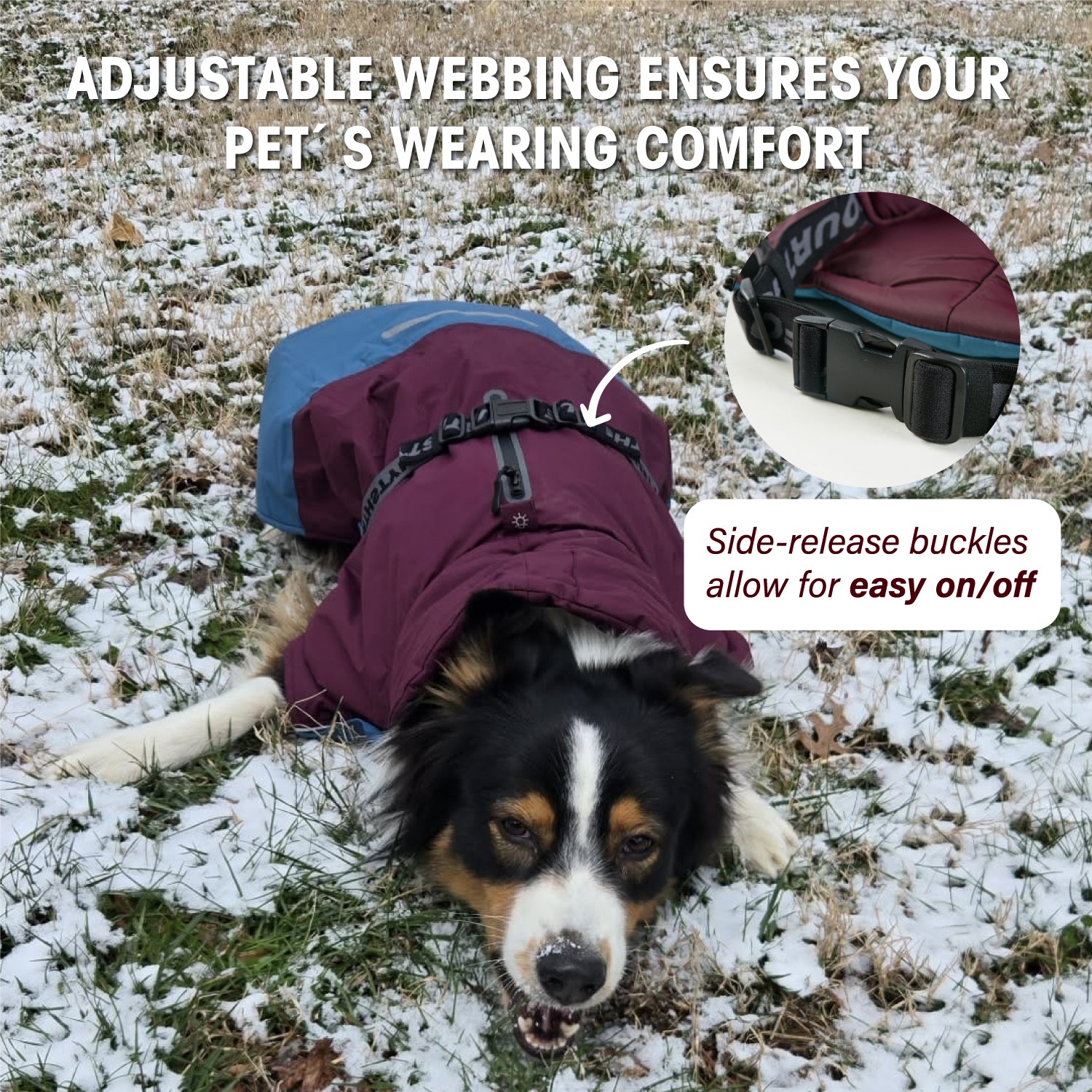 Wasserdicht Hundemantel Wintermantel