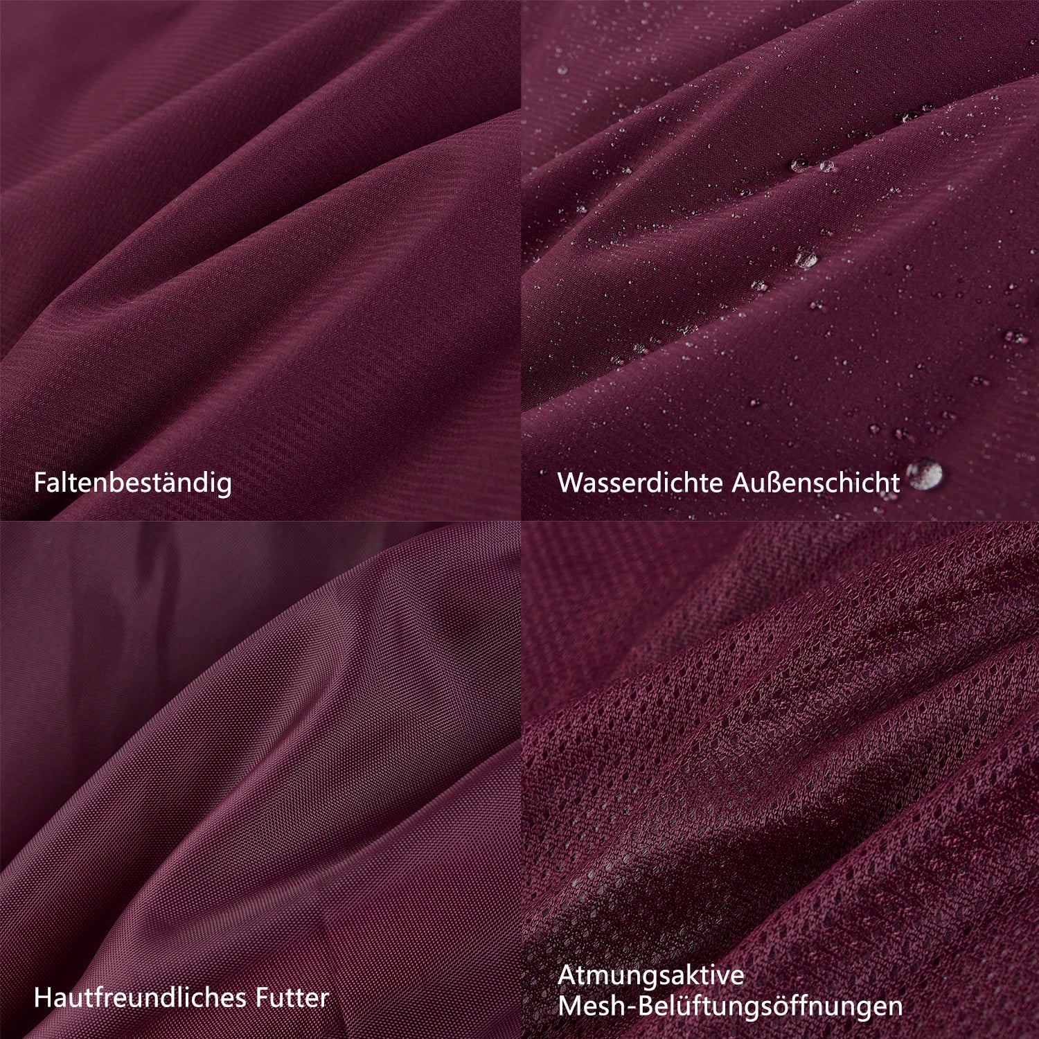 Wasserdichte Hundemantel Wintermantel & Damen-Regenjacke Outdoorjacke Set