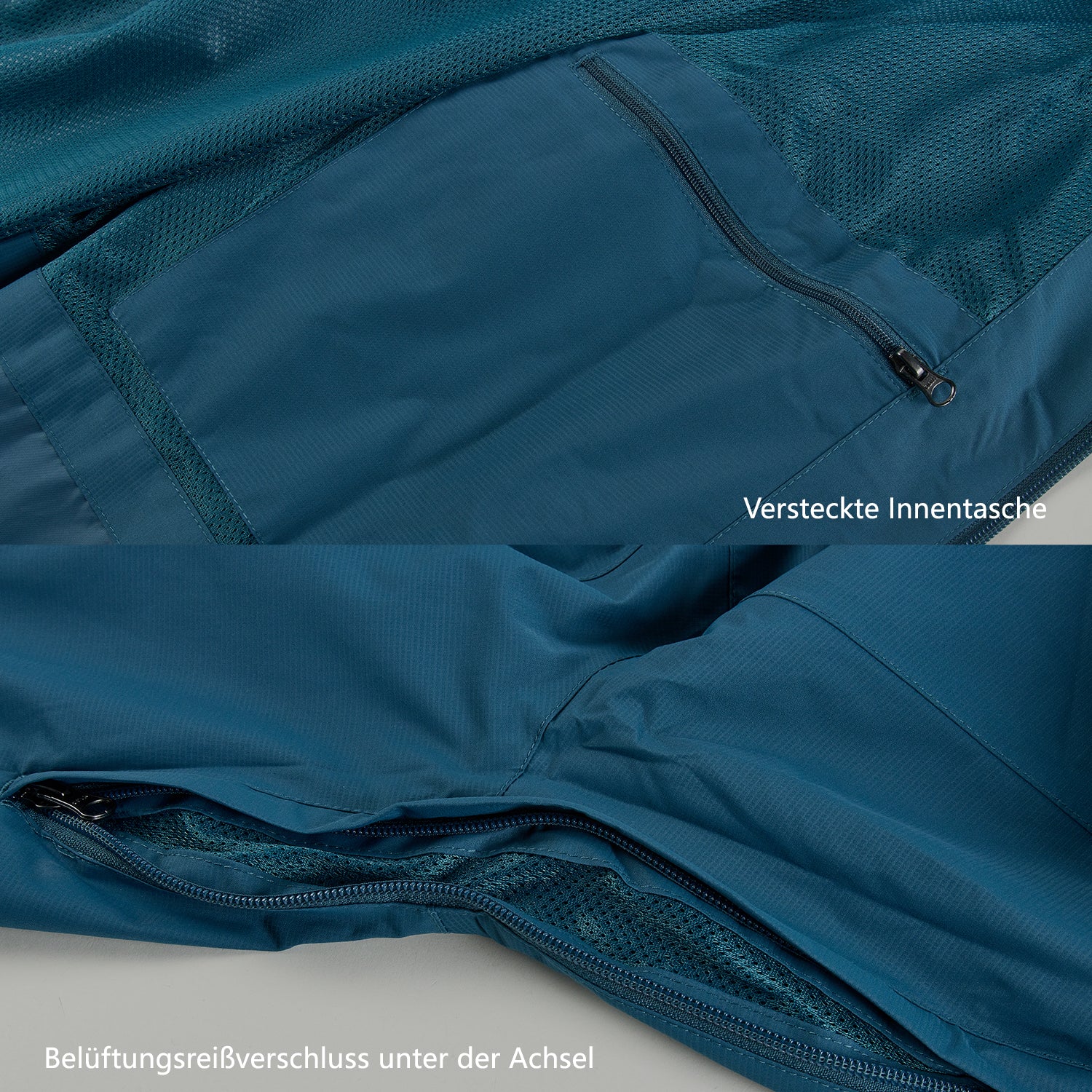 Wasserdichte Hundemantel Wintermantel& Herren-Regenjacke Outdoorjacke Set