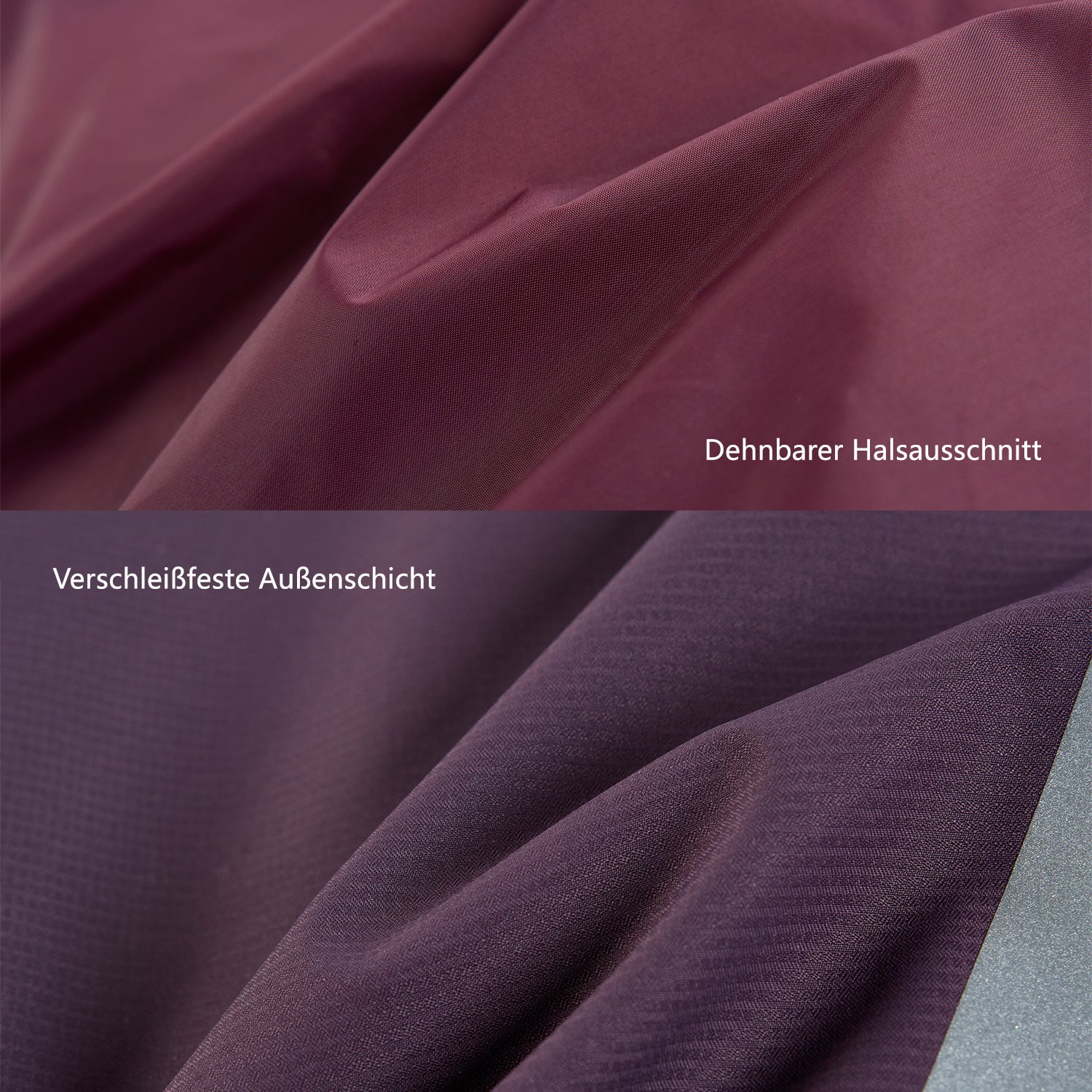 Hunderegenmantel & Damen-Regenjacke Outdoorjacke Set