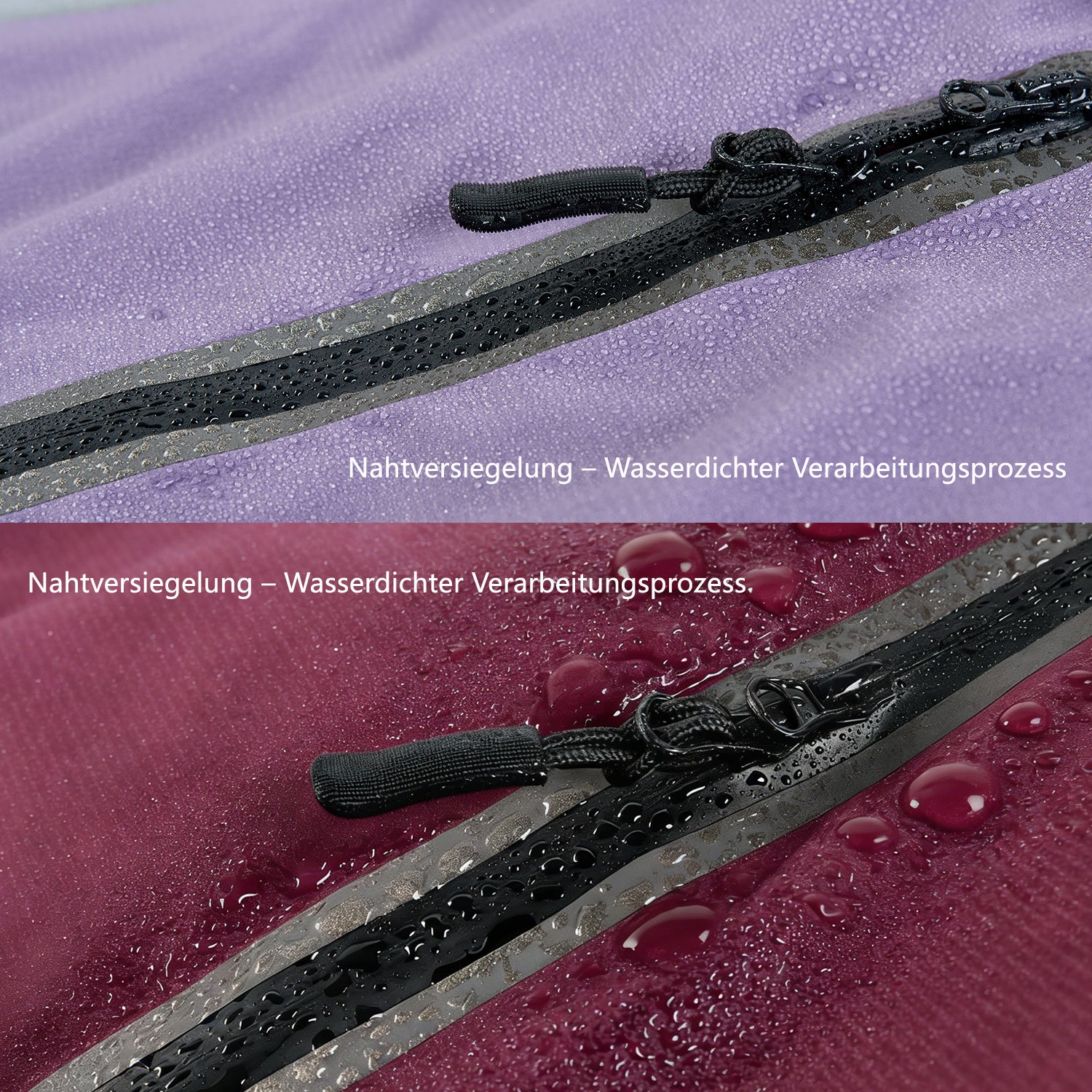 Wasserdichte Winterjacke und Regenmantel für Hunde 2-teiliges Set